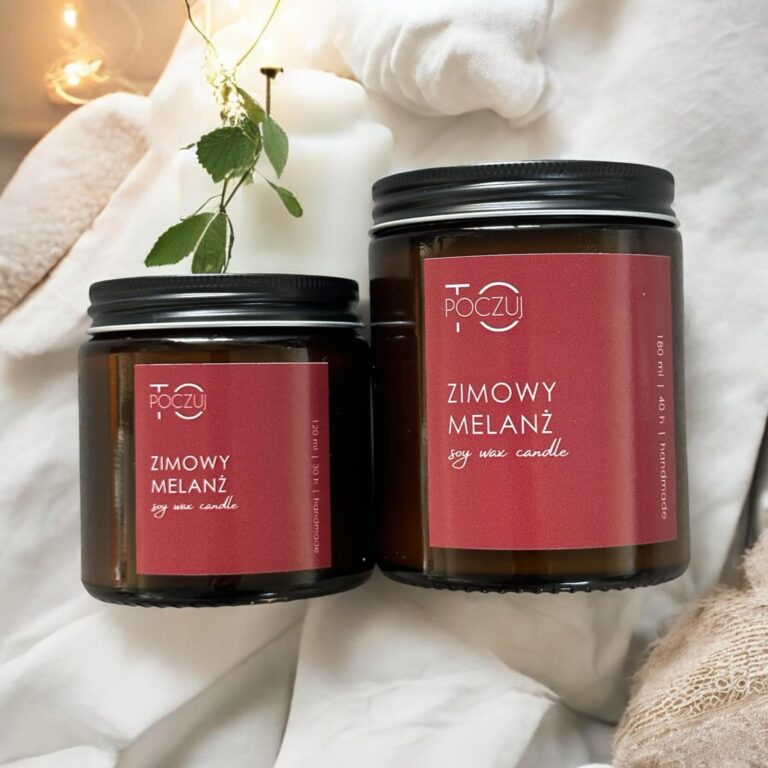 Zimowy Melanż - Świeczka Sojowa